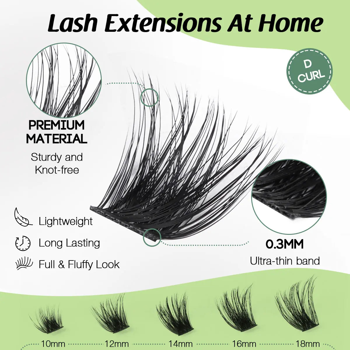 YOULUCK DIY Lash Clusters Kit