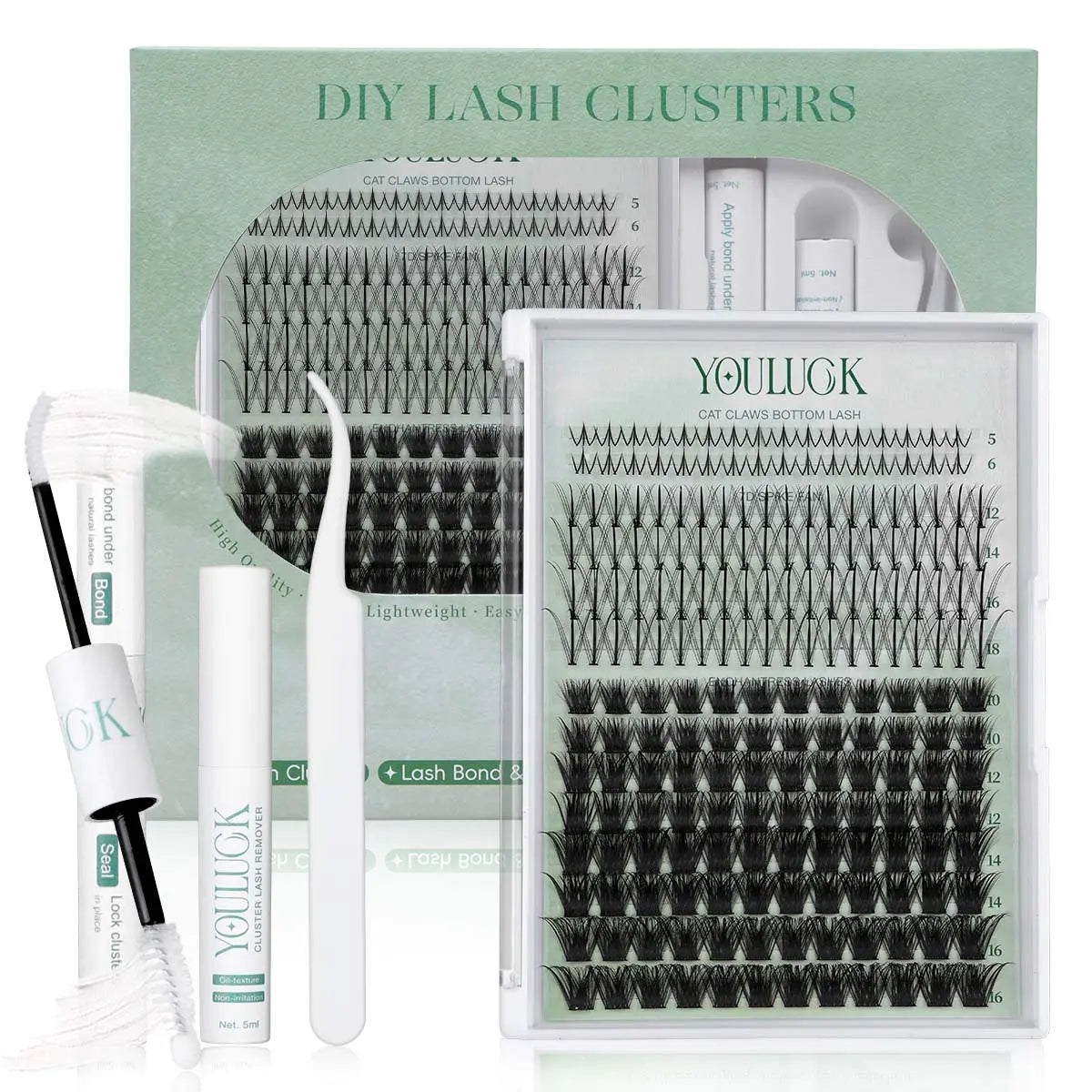 YOULUCK DIY Lash Clusters Kit