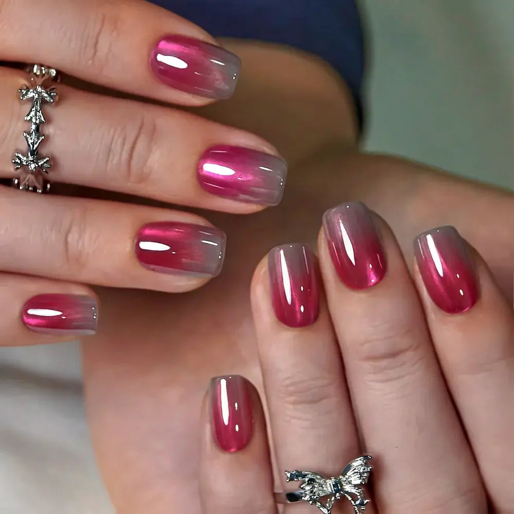 Milky White Press on Nails | Curvlife Nail | 30Pcs 