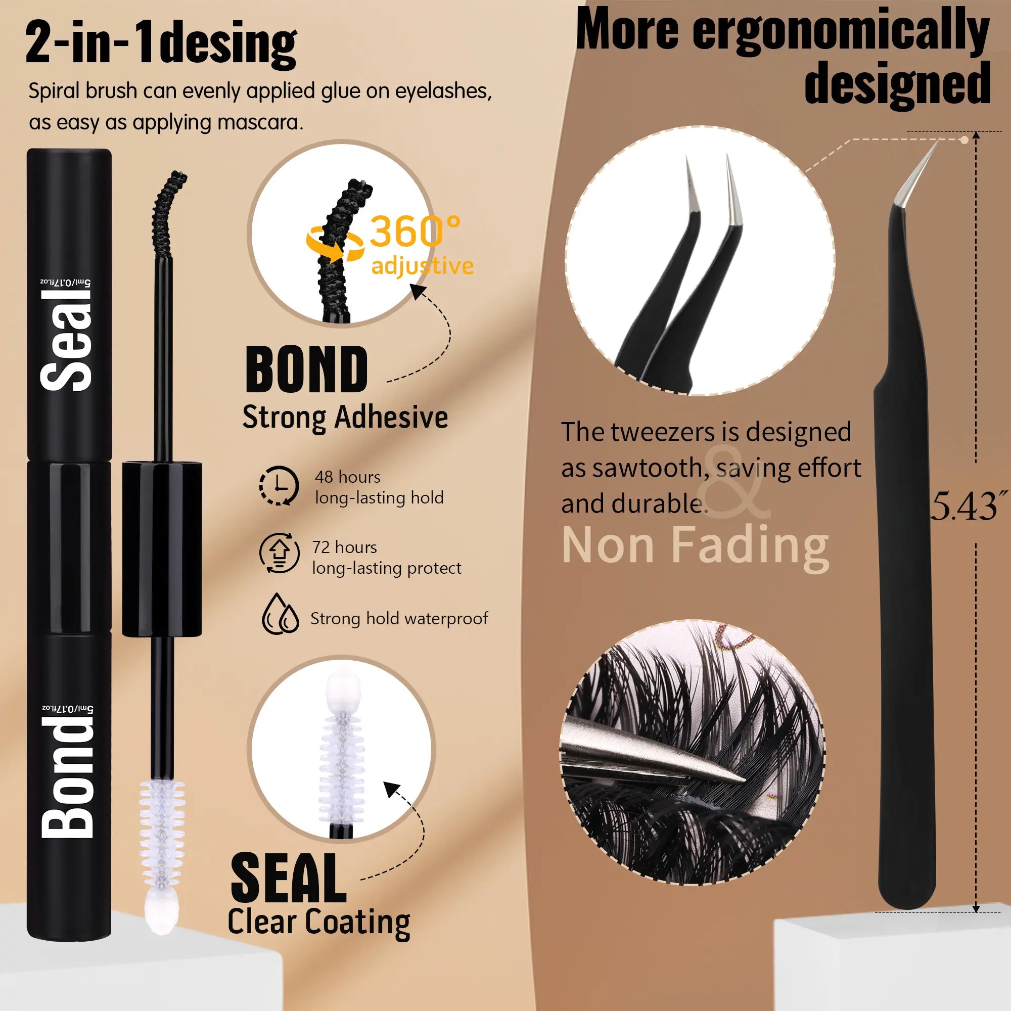 Geeneiya Volume Lash Clusters Kit