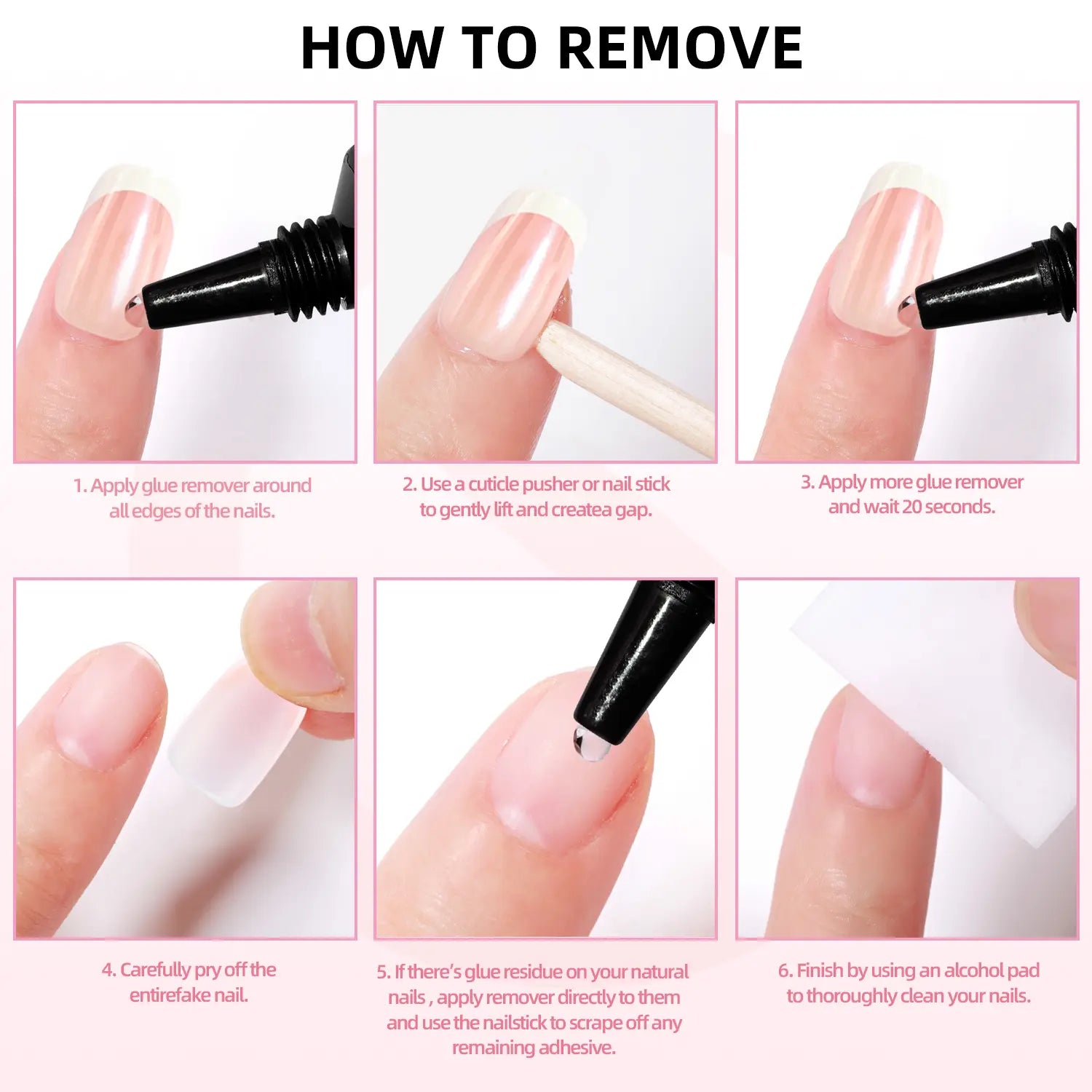 Milky White Press on Nails | Curvlife Nail | 30Pcs 