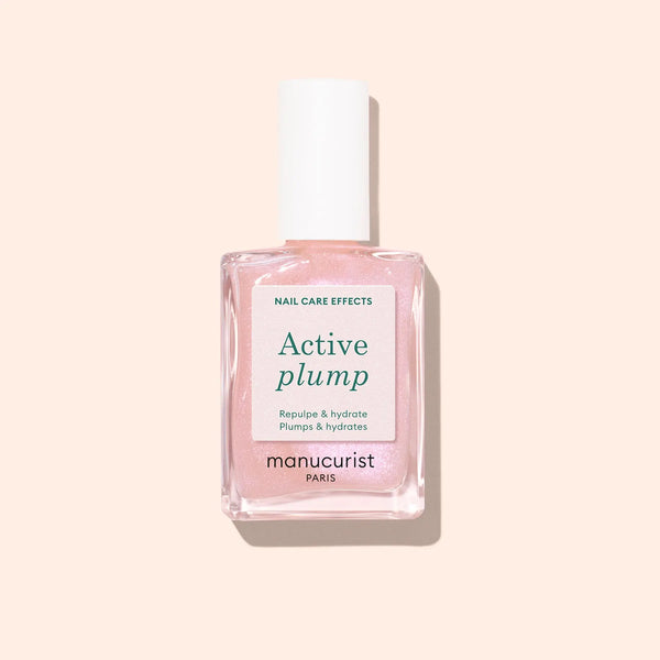 Manucurist Active Plump - Nail Strengthener & Enhancer - Volumizing Effect for Fuller Nails