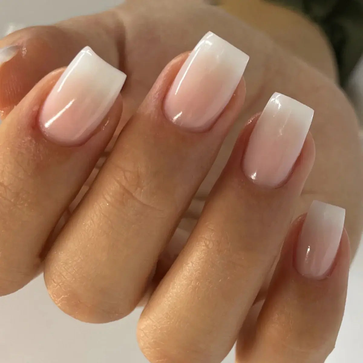 Milky White Press on Nails | Curvlife Nail | 30Pcs 