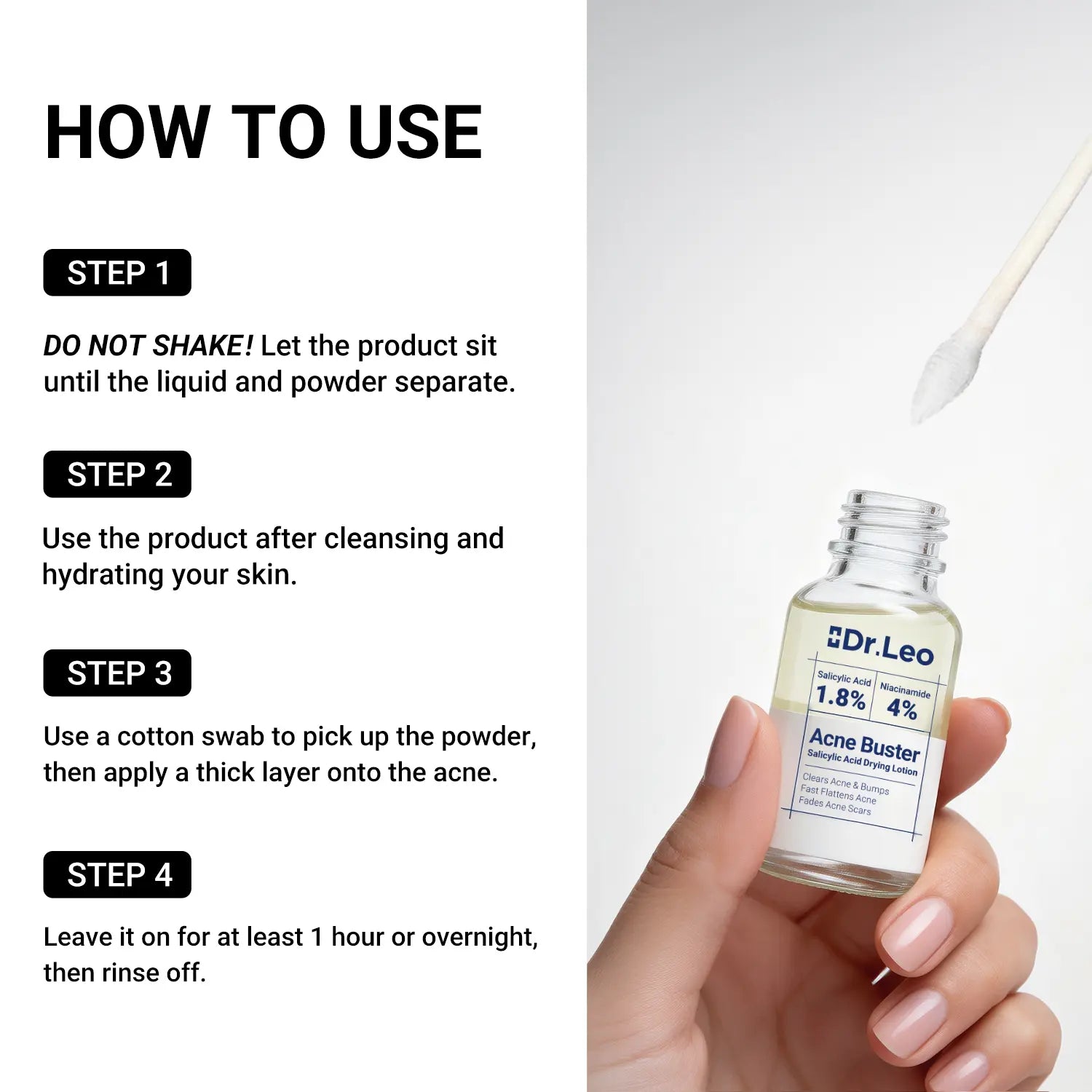 Dr.Leo Drying Lotion | Pimple Treatment & Body Acne Treatment 