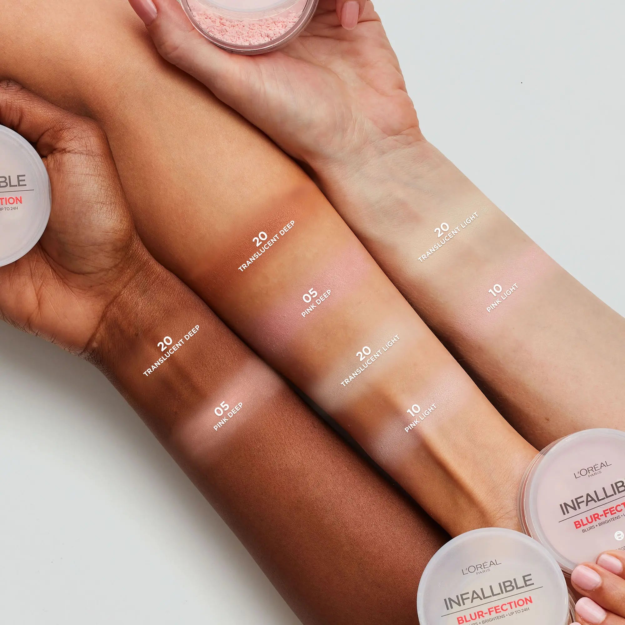 Infallible Blur-Fection Setting Powder: 24-Hour Wear, Transfer-Resistant, and Lightweight for a Flawless Finish, L'Oréal Paris