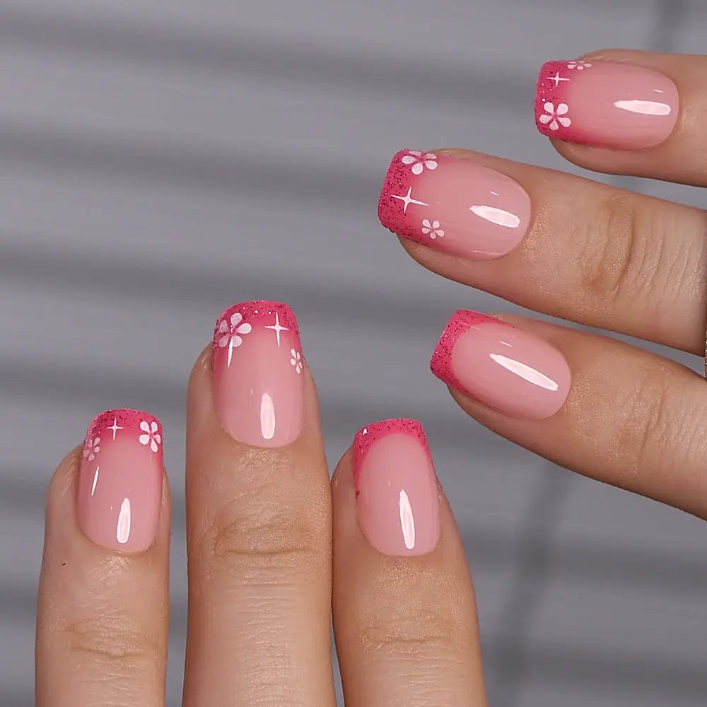 Milky White Press on Nails | Curvlife Nail | 30Pcs 