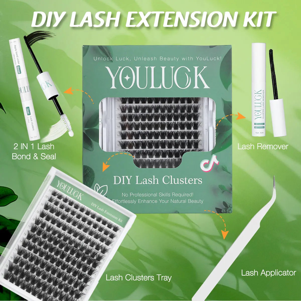 YOULUCK DIY Lash Clusters Kit