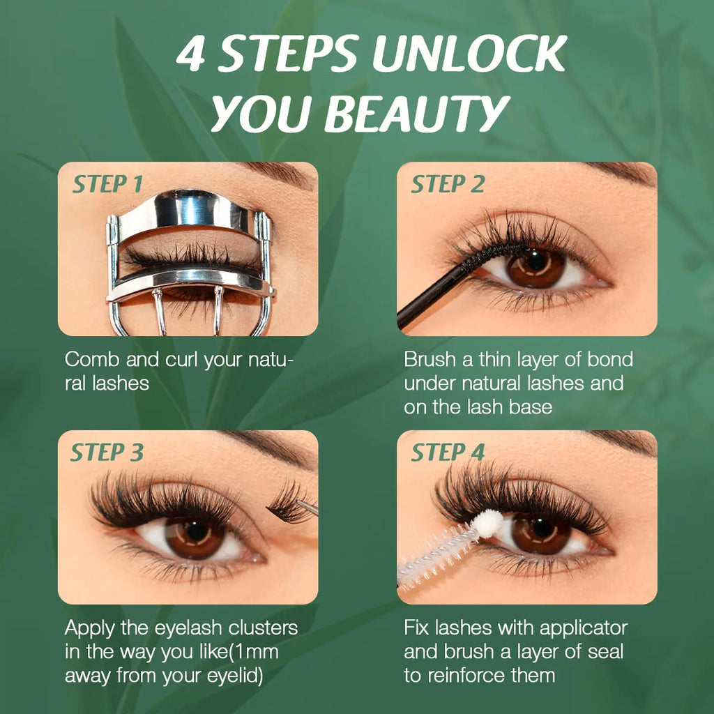 YOULUCK DIY Lash Clusters Kit