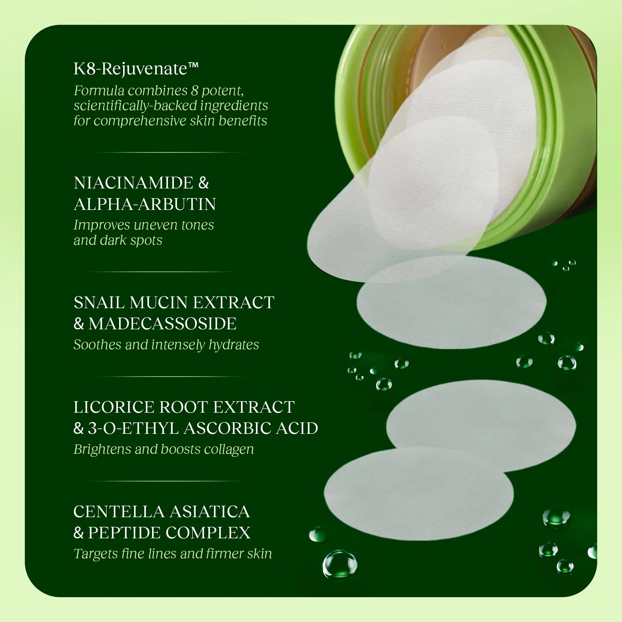 Jiyu Korean Skincare Pads 