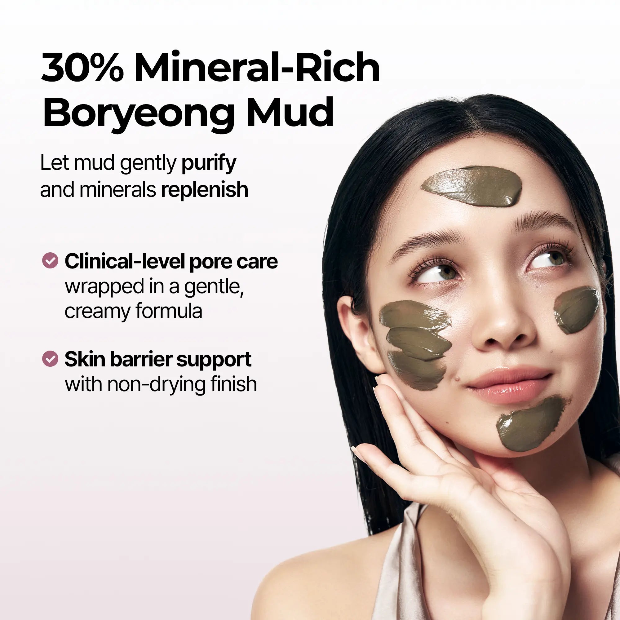[Official Shop] BRMUD Relief Mud Mask 110ML - 30% Boryeong Mud Formula for Deep Cleansing & Hydration - Moisturizing & Brightening Skin Care Treatment - Brightening, Hydrate, Moisture, Relaxation, Cleaning, Pore Care