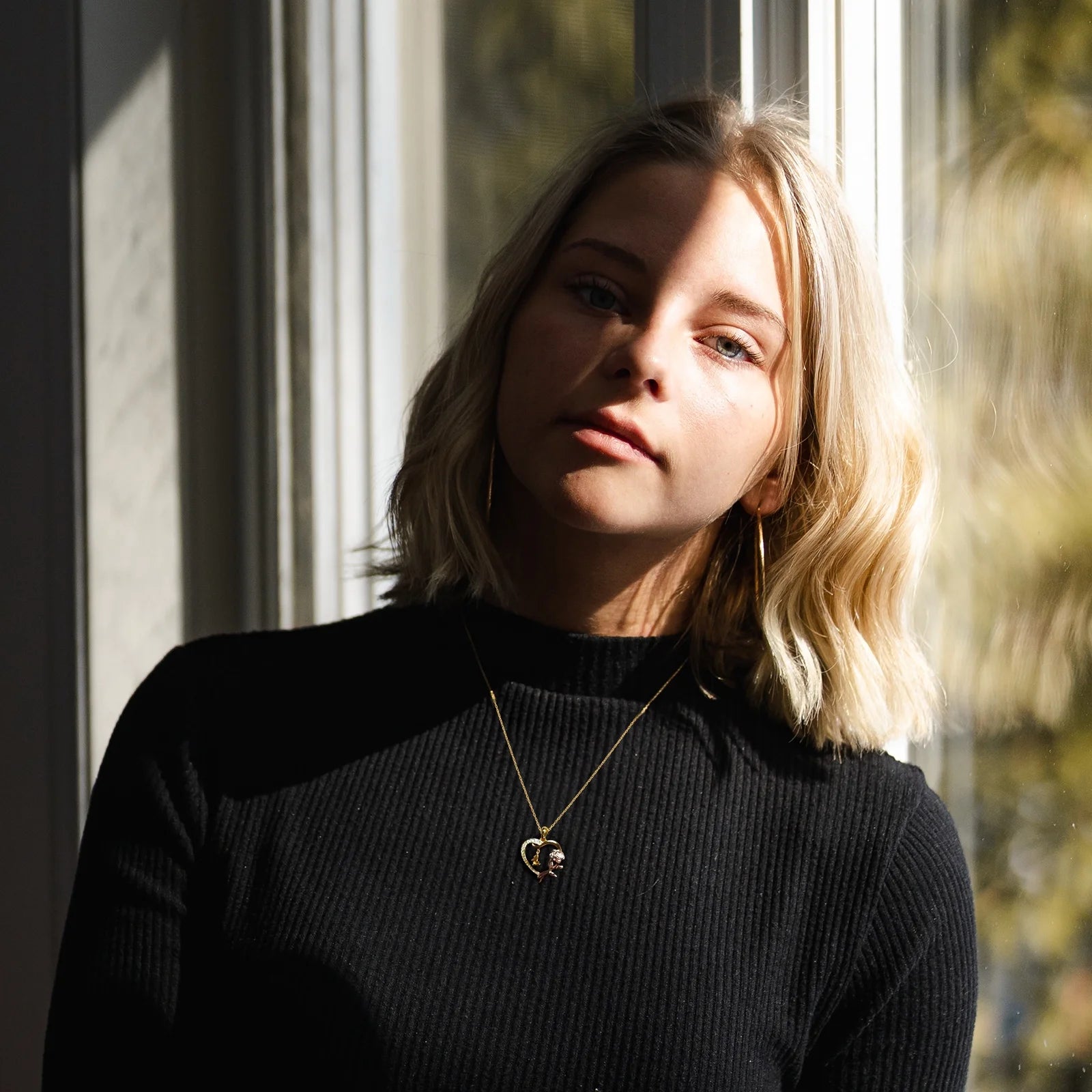 Heart Necklace for Women 14K Gold