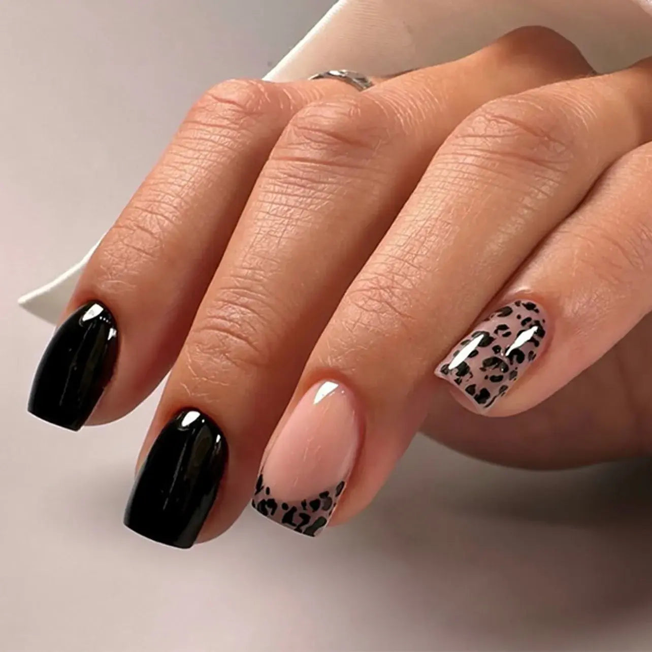 Milky White Press on Nails | Curvlife Nail | 30Pcs 