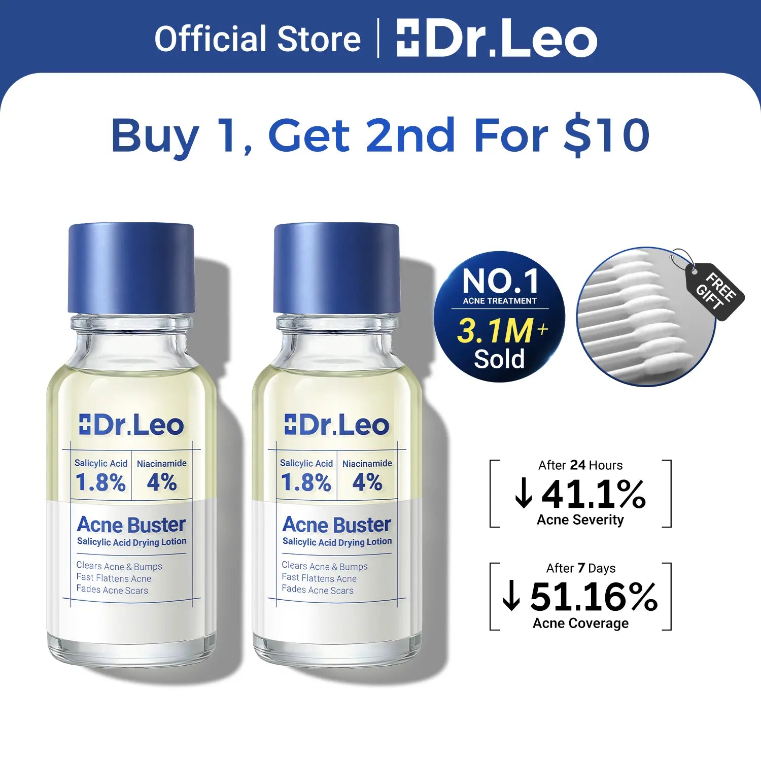 Dr.Leo Drying Lotion | Pimple Treatment & Body Acne Treatment 