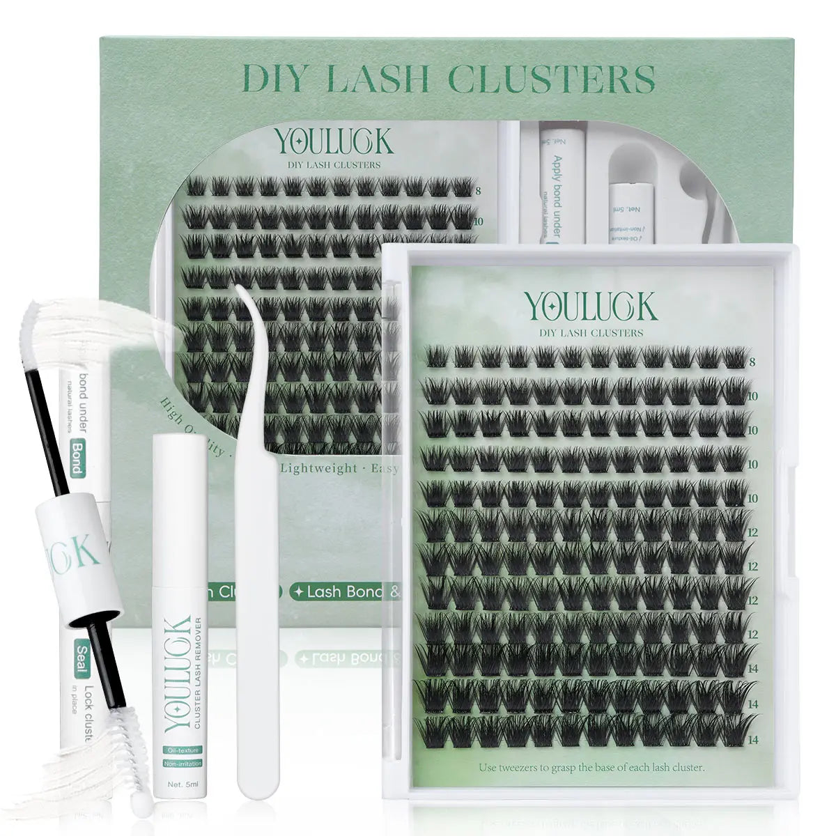 YOULUCK DIY Lash Clusters Kit