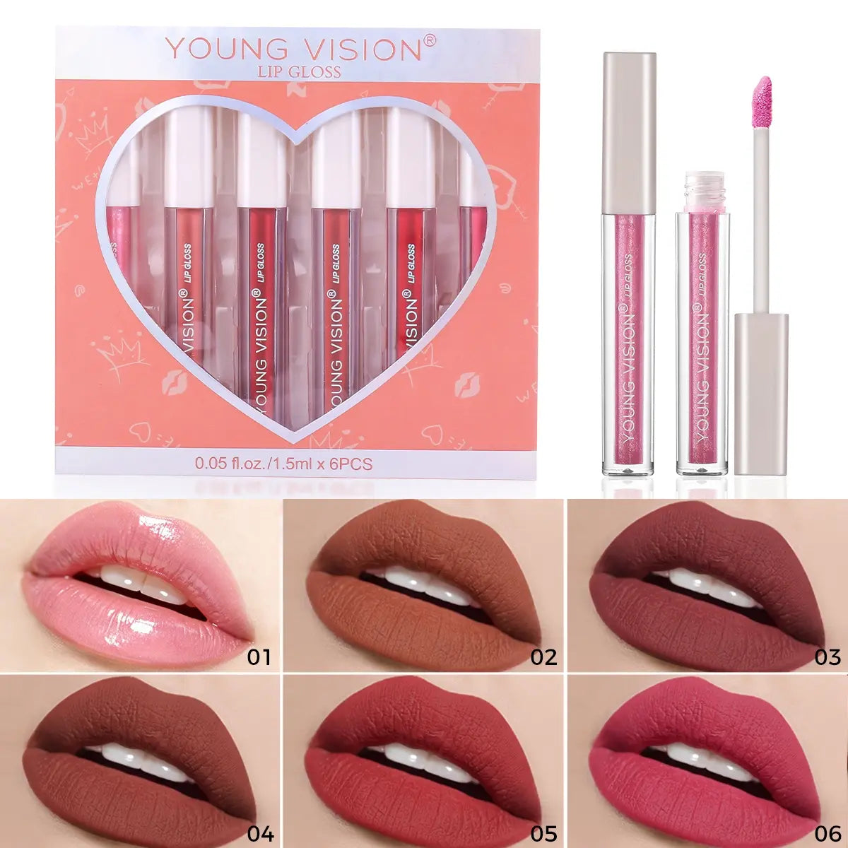 Matte Lip Gloss Set