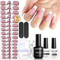 JODSONE 154PCS French Gel Nail Tips Kit 