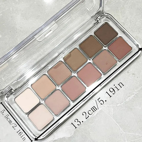 12-Color Matte Eyeshadow Palette